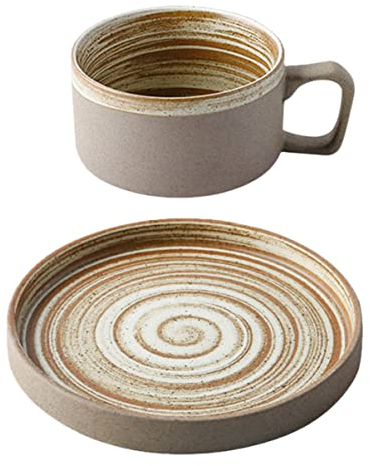 1 juego de bebidas, plato decorativo, tazas de café con leche, capuchino hecho, exquisito accesorio elegante de moca, vajilla británica, café Vinatge, hogar, bebida delicada, porcelana, cerámica, band