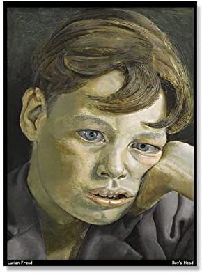 XCPORA Berühmte Lucian Freud Poster Abstrakte Figuren Wandkunst Lucian Freud Drucke Lucian Freud Leinwand Malerei Home Wanddekoration Bild 50x70cm Kein Rahmen