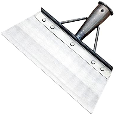 Pelle de Nettoyage de Jardin extérieure multifonctionnelle Pelle Plate en Acier Pelle à Glace désherbage Plantation Ferme Outil de désherbage (27cm)