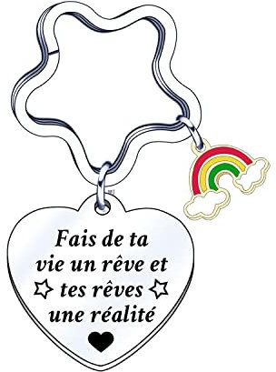 ZYMGUO Cadeau Meilleure Amie Femme Cadeau Amie Porte Clef Cadeau Amitié Cadeau Anniversaire Idee Cadeau Femme Original Utile Personnalisé Cadeau Collègue De Travail Homme Cadeau de Noël (5)