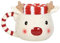 Rudolph Ceramic Mug and Socks Set - Festive Christmas Mug with Cozy Socks - Perfect for Holiday Serving and Gifting