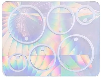 DIY Holographische Kristall Epoxidharz Silikonform Geometrische DIY Ohrring Schlüsselanhänger Anhänger Form Schmuck Machen Liefert