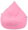 Droplet-Lounge Tropfenform Sitzsack mit Füllung | für Kinder Erwachsene | Indoor & Outdoor geeignet | Wasser-& Schmutzabweisend | Sitzkissen Bodenkissen Beanbag (XXL Durchmesser 80 cm, Puderrosa)