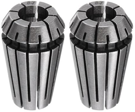 QUARKZMAN 2pz ER16 8mm Mandrino con Pinze a Molla Alta Precisione 0,015mm per Macchine Incisione CNC Tornio Fresatrice
