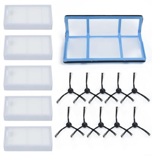 HOgardenME Ersatzteile Set für Medion MD18500/18600/MD18501 Staubsauger Seitenbürste Hepa-Filter Vorfilter Mesh Staubsaugerfilter Zubehör