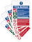 Ancable 4Pcs Fire Action Notice Vinyl Signs - Fire Evacuation Signs