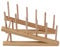 Monozoz Puzzle Holder Rack for Kids | Wooden Puzzle Stand for Toddler,Kitchen Dish Rack, Flexible Puzzle Organizers and Storage for Kitchen, Bedroom, Living Room