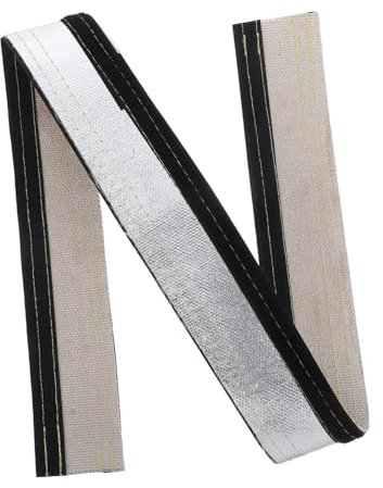 ROMISBABA Heat Shield Sleeve Insulation Wrap for Car Auto Aluminum Foil Fiberglass Exhaust Header Thermal Wraps Fireproof Protection