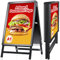 VAIIGO A1 A-Board Pavement Sign - Double Side Display Poster Board Aluminum Frame Sign Board for Outdoor Advertising Display Stand, Black