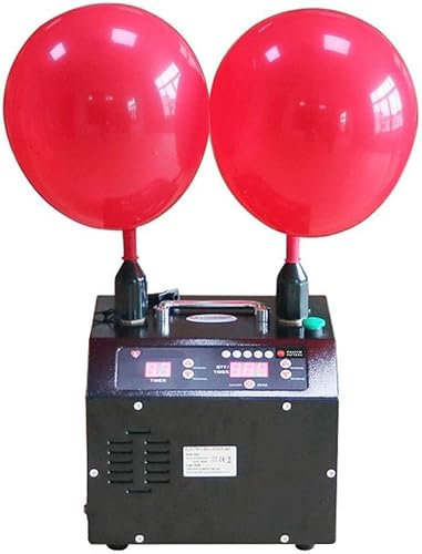 YXZQLOZ Inflador de Globo eléctrico, Bomba de Aire de Globo eléctrico de Doble Boquilla, Bomba de soplado de Globo con Temporizador
