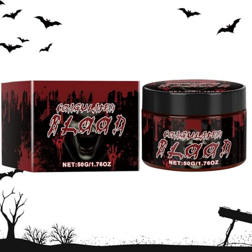 Faux Sang, Spray De Faux Sang, Gel De Sangs Coagulé, Maquillage D'sang Halloween, Lavable Pour Vêtements, Visage, Zombie, Vampire, Cosplay, Accessoires De Farces Pour Enf-ants Et Adultes