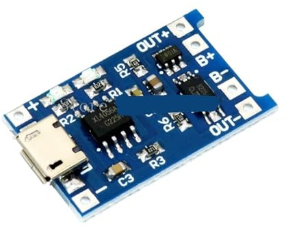 Applicable to Module de charge for batterie lithium TP4056 5V 1A (5 pièces) avec protection - Carte double fonction Li-ion(18650 Micro USB)