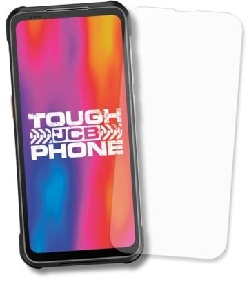JCB Toughphone MAX M20 / MAX Pro P20 Tempered Glass Screen Protector – 9H Hardness, Anti-Scratch, Anti-Shatter, HD Clarity