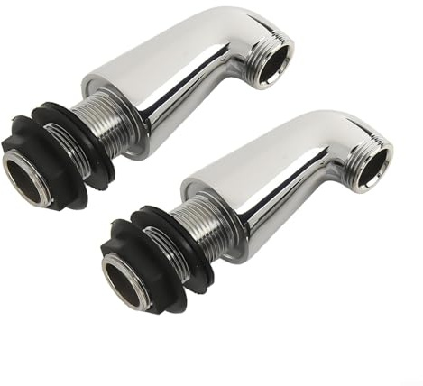 Adaptateur de remplissage de baignoire chromé pour kit de conversion de robinet de baignoire mural, adaptateur de douche exposée vers pont de montage, extension de jambe de robinet mitigeur de