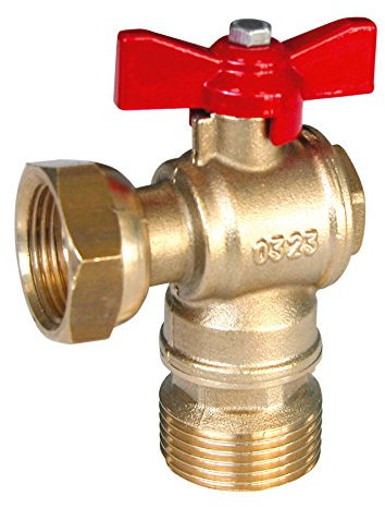 Sferaco - Robinet compteur eau - Robinet Equerre avant compteur - Mâle 3/4(20x27) / Ec-Libre 3/4(20x27)