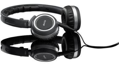 AKG K 450 - Kopfhörer - volle Größe - marineblau - für Apple iPhone