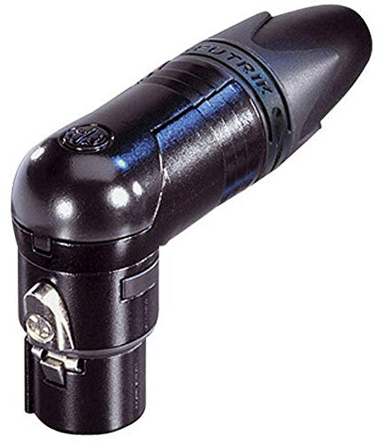 XLR Audio Connector, 4 Contacts, Receptacle, Cable Mount, Gold Plated Contacts, Zinc Body