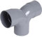 NICOLL COV50126 Coude mâle-Femelle Double parallèle à 87°30 Gris Ø 40 mm, Emboîtement Facile, PVC Lisse et Non microporeux, Résiste aux Chocs, Pas d'obturation grâce au Rayon de courbure