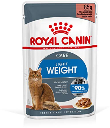 Royal Canin Light Weight Care In Gravy Adult Wet Cat Food 85g (Pack of 12)