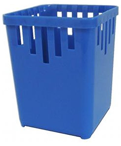 Bestecktrockner 1-teilig pastell-blau Maße ca. 10 x 10 x 13,5 cm Besteckkorb Besteckkörbchen zum Trocknen von Besteck