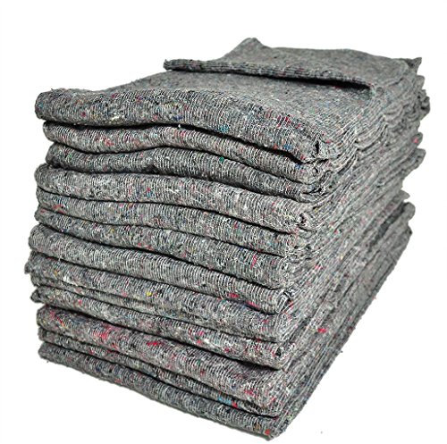 Lot de 50 couvertures de protection de meuble pour déménagement - en tissu, 200 x 150 cm