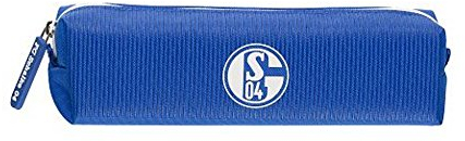 FC Schalke 04 Faulenzer, Schuletui, Mäppchen, Federtasche aus Nylon in 20 x 6 x 6 cm