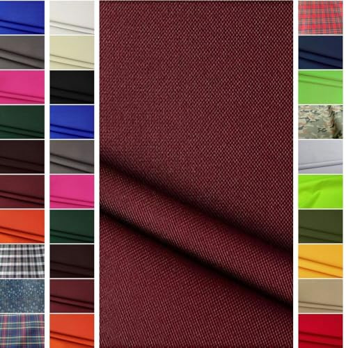 StoffBook WEINROT HOCHWERTIG Outdoor Oeko-TEX Segeltuch 600D Cordura GEWEBE WASSERDICHT Oxford BESCHICHTET, C636