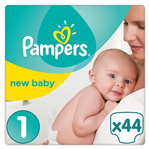 Pampers Premium Protection New Baby Größe 1, 44 Windeln, 2-5 kg