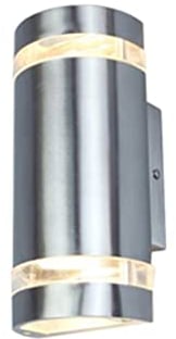 Lutec Focus ST 6040 GU10 Außenwandleuchte GU10 Nickel
