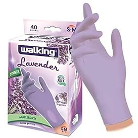Walking Guanti 40 LAVENDER S-M Lattice Senza Polvere Giardinaggio