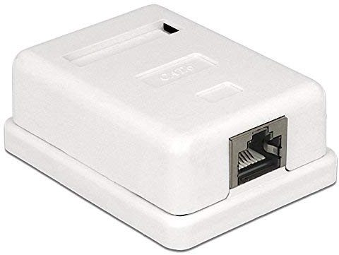 5x DELOCK Netzwerk Dose 1xRJ45 LSA werkzeugfrei Cat.6