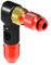 Lezyne ABS-1 Pro HP Chuck Schrader and Presta High Pressure Braided Hose Pump Red Gloss 1-ABS1P-CHUCK-V111B Floor Air Pump Standard