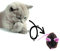 Vealind GiGwi Automatique Chat Souris Jouet avec Réalistes Sons (Rose) All Breed Sizes