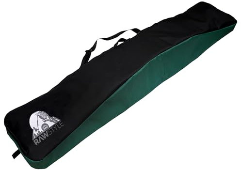 Rawstyle Snowboard Tasche, Boardbag, Snowboardbag, 170cm, XXL (schwarz-grün)