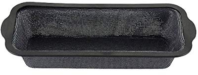 Zenker 685533 Moule à cake en silicone fibre de verre, moule rectangulaire, moule à cake, moule à gâteau, Silicone, Fibre de verre, Nylon, Gris, 31,5 x 14,2 x 5,2 cm