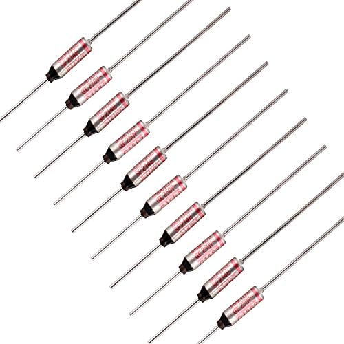BOJACK SF214E SEFUSE 10A 250V Thermo sicherungen 216 Grad Celsius organische Thermo sicherungen (Packung mit 10 Stück)