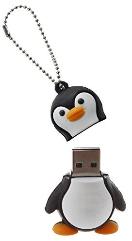 Dasing 32GB Neuheit Netter Baby Pinguin USB 2.0 USB-Speicher-Stick Daten USB-Memory-Stick Geraet - Schwarz und Weiss