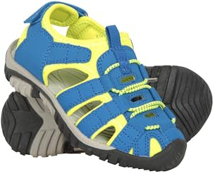 Mountain Warehouse Bay Junior Shandals - Neoprene Sandals, Kids Beach Footwear, Cushioned Midsole Childrens Shoes - Spring Summer, Poolside, Beach, Travelling Lime (01) 13