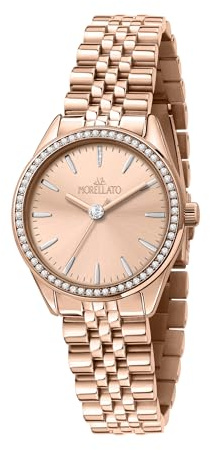 Morellato Magia - Orologio da donna, al quarzo, 3H, al quarzo, R0153165527, oro rosa, bracciale, oro rosa, Bracciale