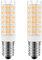 Akynite Dunstabzugshaube LED Lampe E14 5W Warmweiß 2700K, 500 Lumen, AC 220-240V, E14 40W Ersatz, SES Maiskolben LED Stablampe Warmweiß für Abzugshaube, nicht dimmbar, 2er-Set