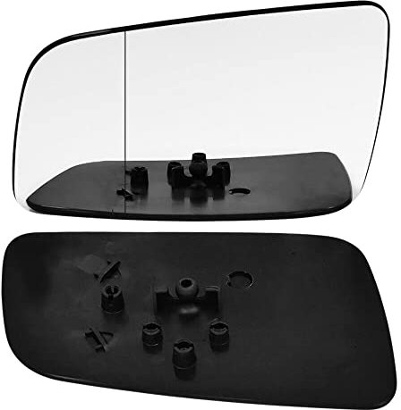 PS-T Außenspiegel Links Asphärisch für Opel Astra G 1998-2005, Reduzierung des toten Winkels, Weißklar, ohne Tönung, Türhalterung, Medium, Glas