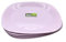 Reusable ECO Unbreakable Colourful Plastic Dinner Flat Plate Set-of-4 - Shatterproof - 100% Food Safe - Perfect for Camping, Indoors, Outdoors, and picnics (Light Purple, Large)