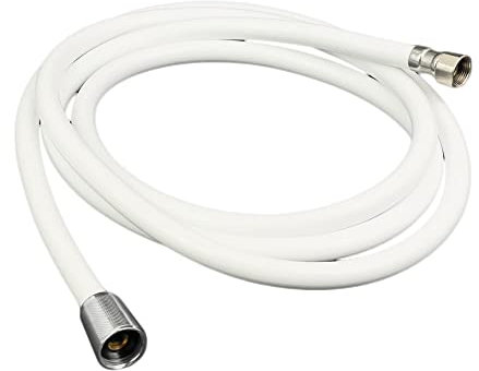 GATE14® Tubo Doccia Flessibile in PVC Bianco 4 m