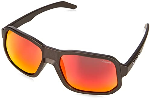 Cébé Unisex Sonnenbrille, Grau/Rot (Outspeed Gunmetal Matte-Zone Grey Red), L