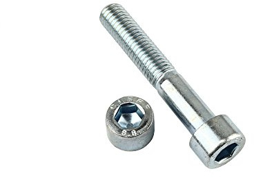 25 Stk Zylinderschraube DIN 912 - M 6 x 40 - Stahl 8.8 galv. verzinkt