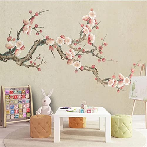 XLMING Wallpaper 3D Mural Pen Sea Tv Background Wall Hand Painted Flowers and Birds Decoration Decoration Mural Custom 3D Wallpaper Paste Living Room The Wall for bedroom-400cm×280cm