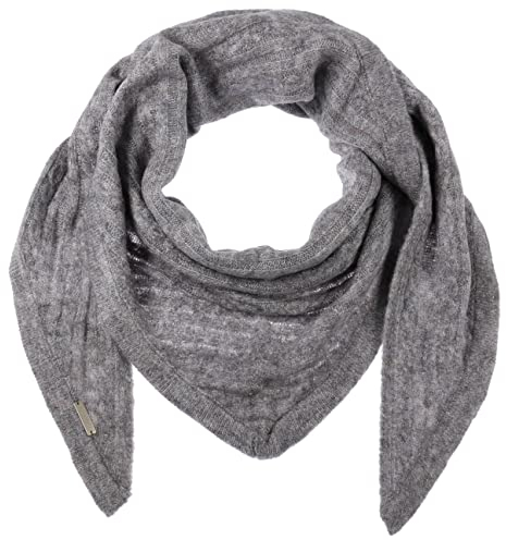 Seeberger Mevoja Dreiecksschal Schal Damenschal Winterschal (One Size - grau)