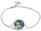 YAFEINI Berg Armband Sterling Silber Abalone Shell Berg Armband Natur Schmuck Geschenk für Skifahrer, Wanderer, Camper, Kletterer und Naturliebhaber
