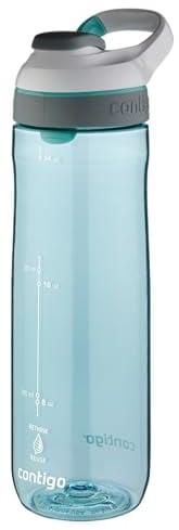 Contigo Cortland Autoseal Trinkflasche mit automatischem Trinkverschluss | 720ml große BPA-freie Kunststoff Wasserflasche | auslaufsicher | Ideal für Schule, Arbeit, Sport, Fahrrad, Wandern