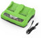 XNJTG Caricabatterie a doppia porta da 24V sostitutivo per caricabatterie Greenworks 24V G24X2UC2 G24X2C G24C